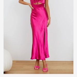 Formal dark pink dress